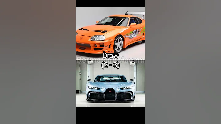 Supra vs Bugatti Chiron 🔥🔥🔥 || #supramk4 #bugattichiron #edit