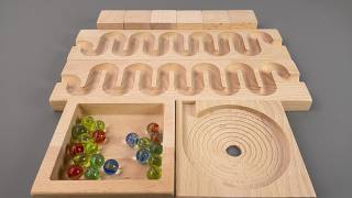 ASMR Unboxing: Double S-Track Marble Run | A Soothing Marble Track Set