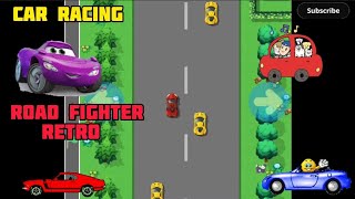 Road Fighter Retro 🚕🚕🚗 Car racing game #racing #car #roadfighter #games screenshot 2
