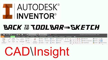 Autodesk Inventor - The Sketch Toolbar (Tutorial)