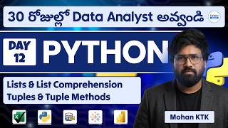 Day 12: Python for Data Analytics Series | Become a Data Analyst in 30 Days by Mohan KTK