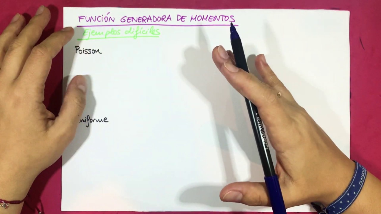 Función generadora de momentos. Ejemplos más difíciles
