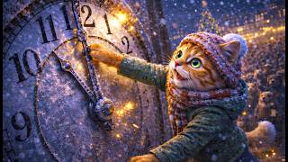  Gingy Cat Saves The New Year One Second To Midnight 