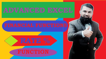 EXCEL RATE FUNCTION