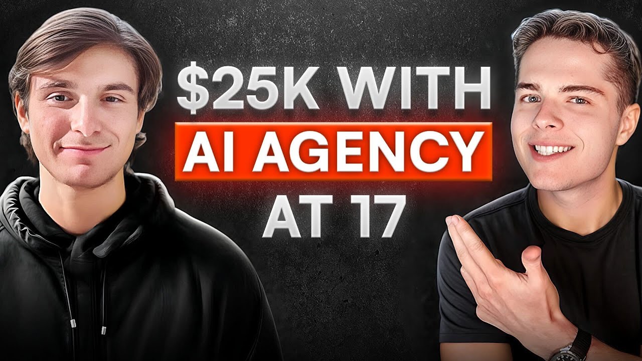 How this 17 Year Old Made $25k with his AI Agency in 2025
