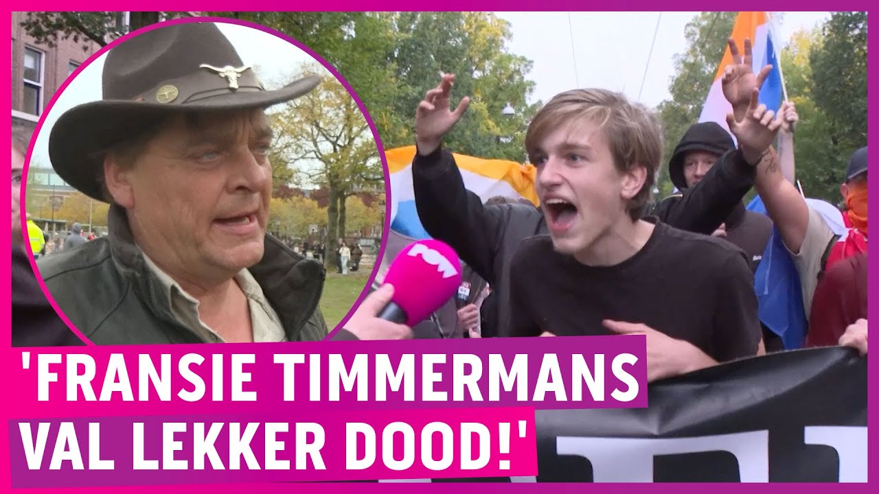 Anti-immigratiemars met de minuut grimmiger: ‘We zijn het zat!’