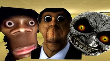 Obunga, My Name Is Aughh And Termina in The Hole Nextbot Gmod
