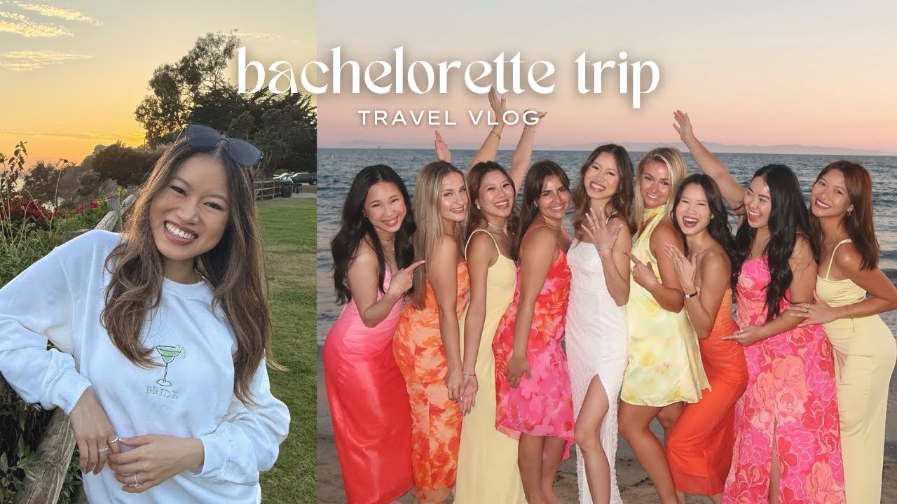 BACHELORETTE TRIP in Santa Barbara VLOG | bach weekend in cali