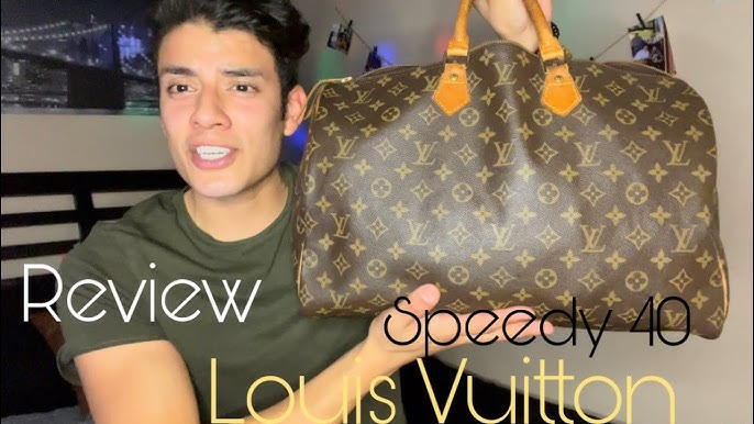Unboxing & reveal of a vintage Louis Vuitton speedy 40 handbag in monogram  print fabulous bag 