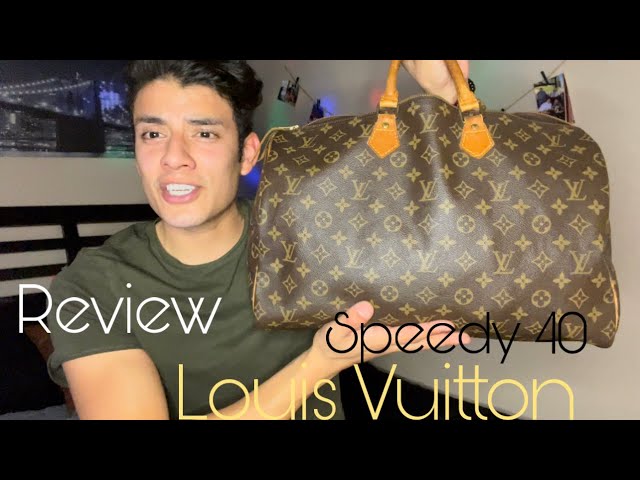 Louis Vuitton Speedy 40 Review, Mod Shots,What Fits Inside? 