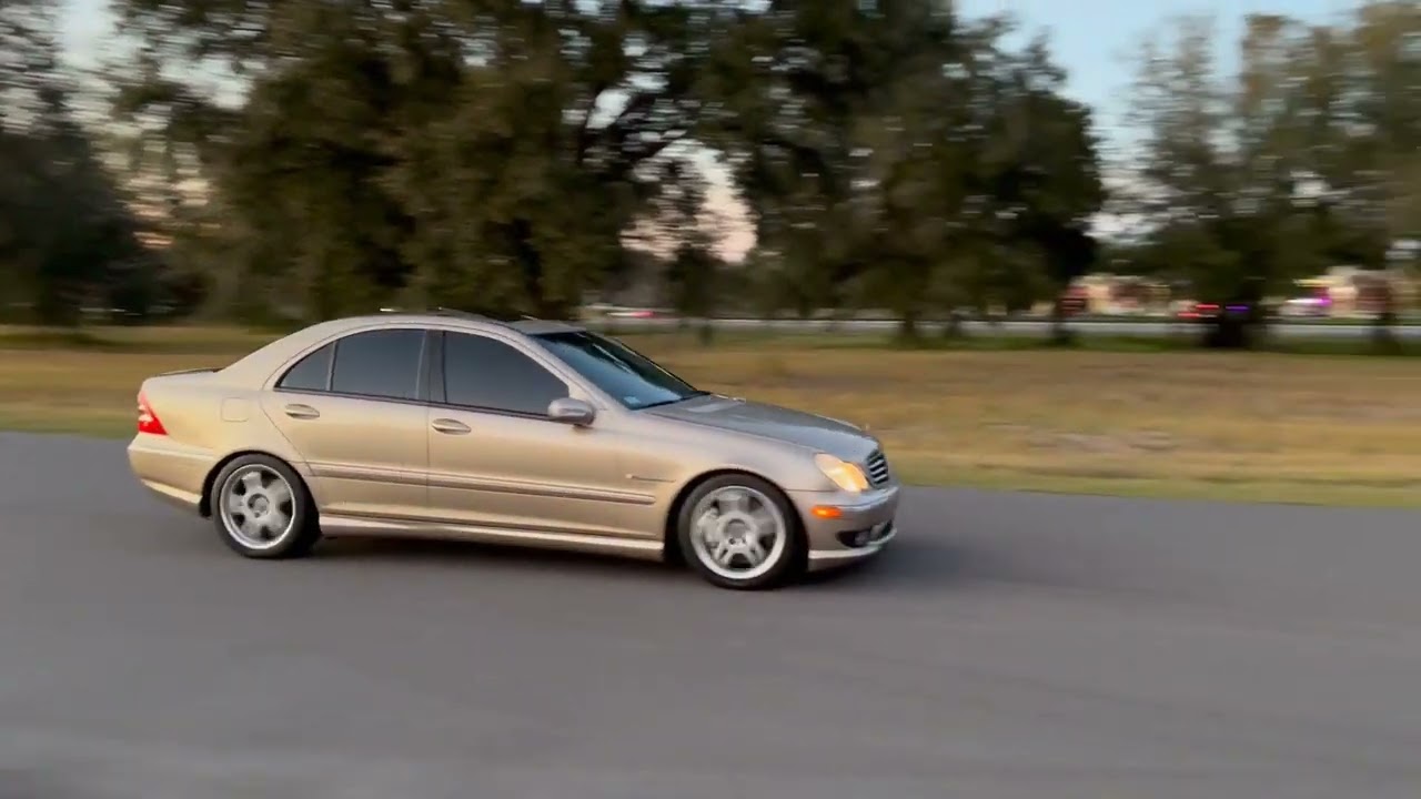 2003 Mercedes Benz C32 AMG Driving, Cold Start, Exhaust Note 02102022