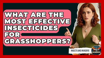 What Are The Most Effective Insecticides For Grasshoppers? - Insects and Invaders
