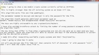 Information CRYPTOEX (unbreakable cryptography using one time pad) News