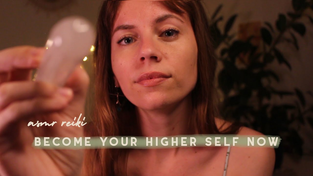 ASMR REIKI emotional healing | soul star chakra balancing | singing bowl, hand movements, crystals