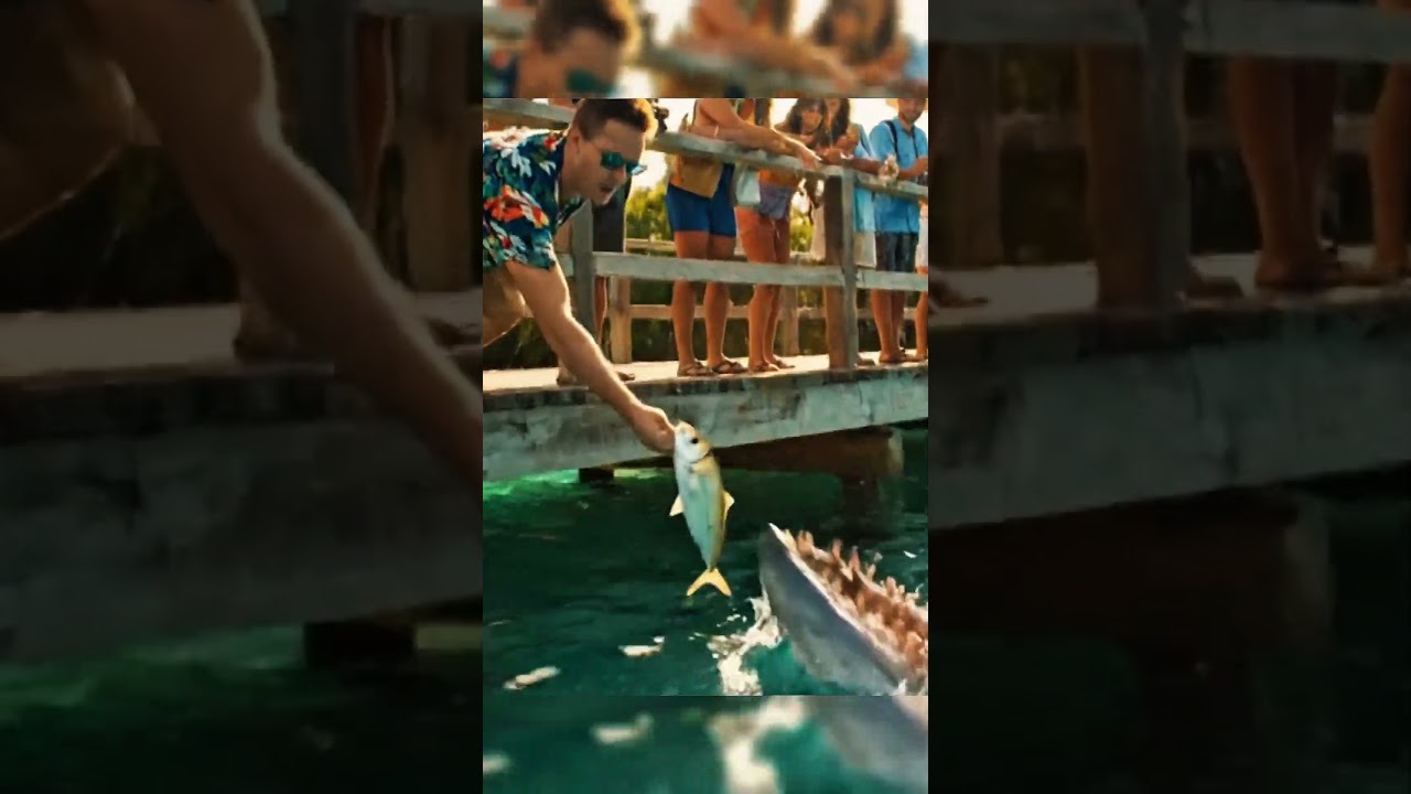 Giant Tarpon Hand-Feeds Tourist on Scenic Bridge 
