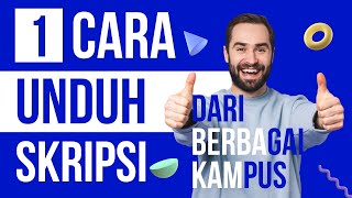 CARA DOWNLOAD SKRIPSI DARI KAMPUS LAIN