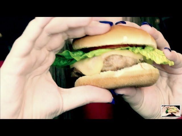ASMR BURGER AND CHIPS