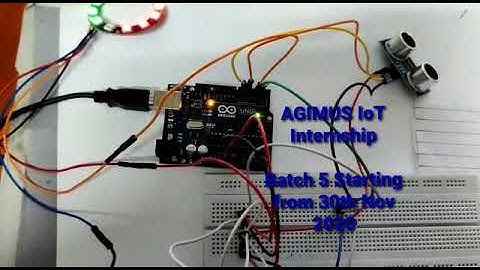 Social Distancing Indicator Device #internships #informationtechnology #iottechnology #iotinternship