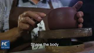 How to make a traditional Chinese Zisha clay teapot