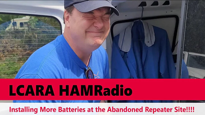 LCARA HAM Radio: Adding Batteries to the Abandoned Repeater Site!!!!