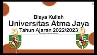 Biaya Kuliah Universitas Atma Jaya