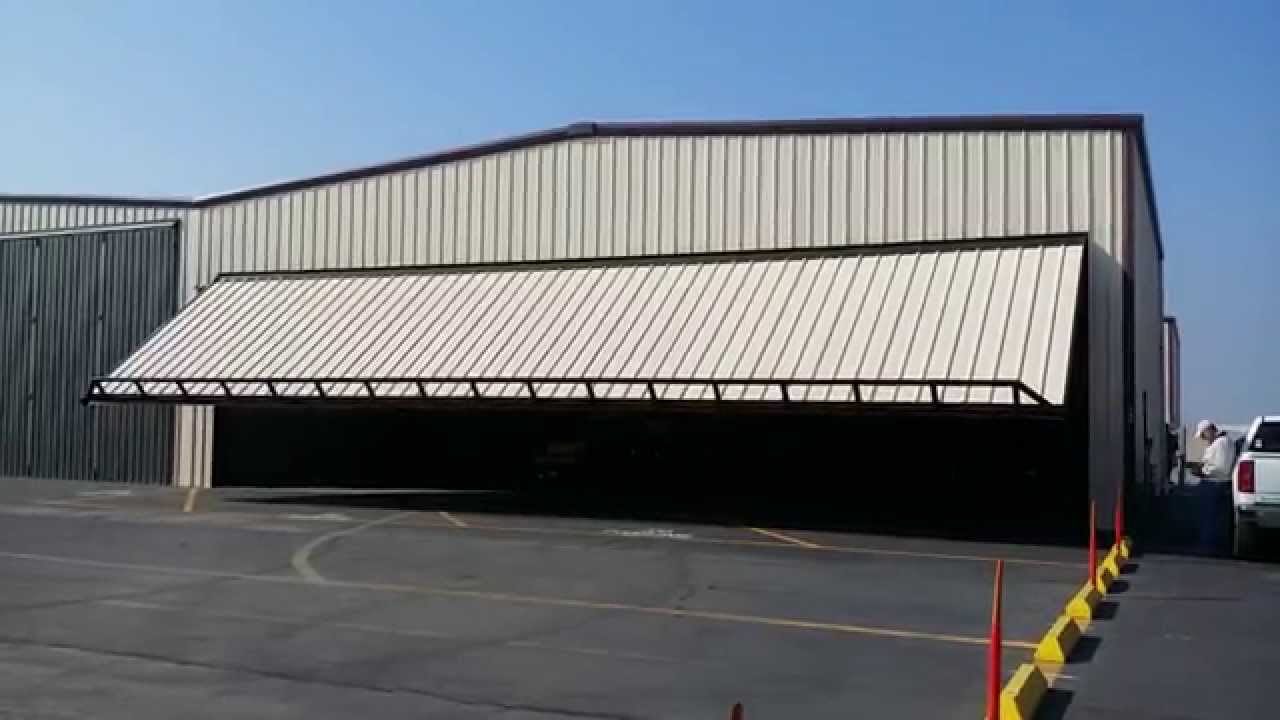 PowerLift Hydraulic Doors of California Hangar Door! YouTube