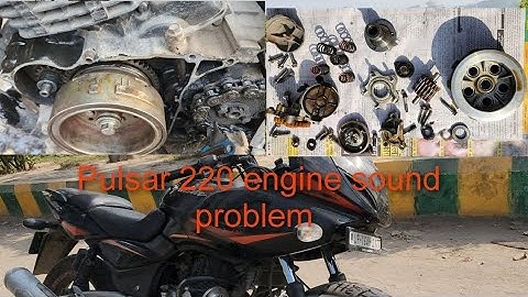 pulsar 220 engine tik tik noise problem #vlog#video#for#moto.