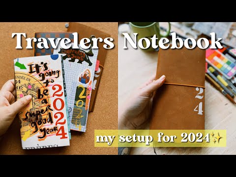 Travelers Notebook Journal ♡ SET UP 2024 | Janethecrazy