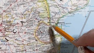 ASMR ~ Eswatini History & Geography ~ Soft Spoken Map Pointing Google Earth Tablet screenshot 1