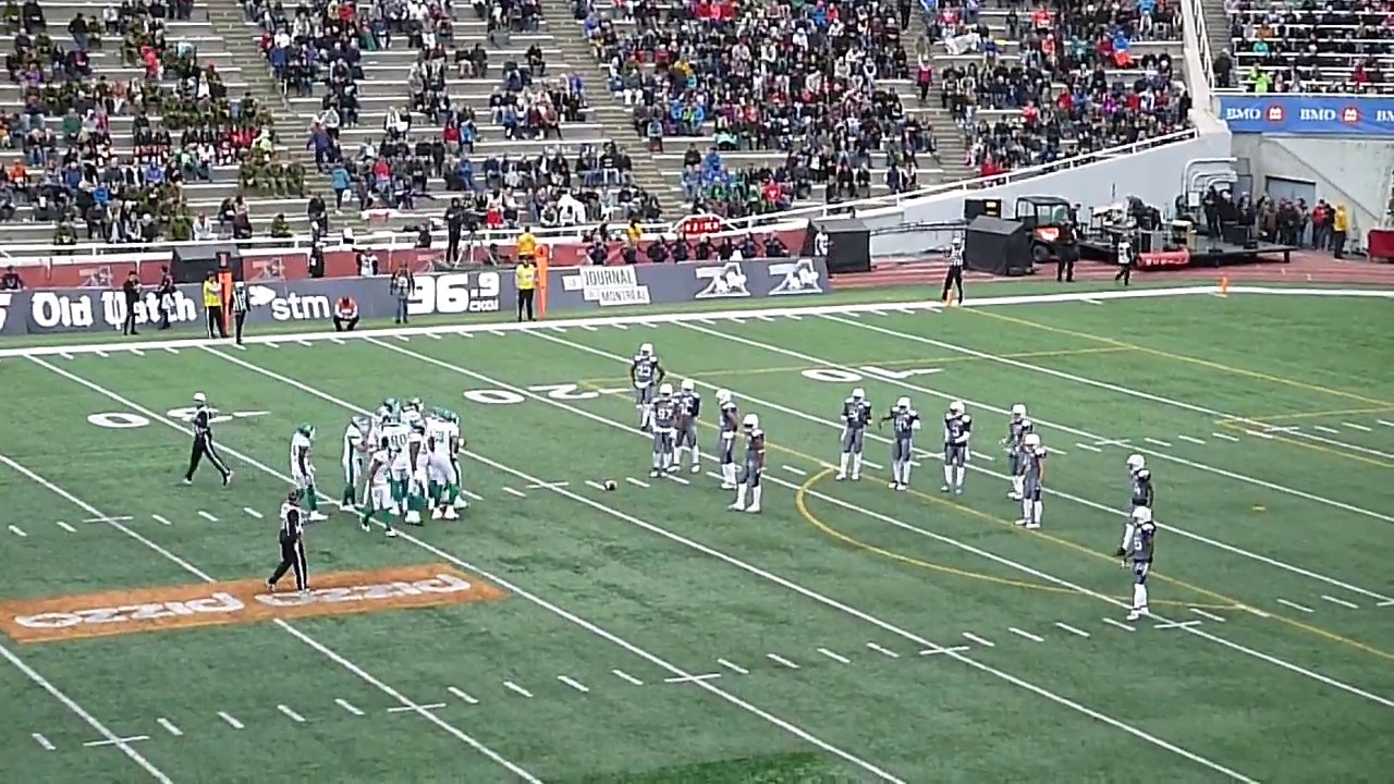 Roughriders' Jordan Williams-Lambert almost scores a TD vs. Alouettes 9/30/18