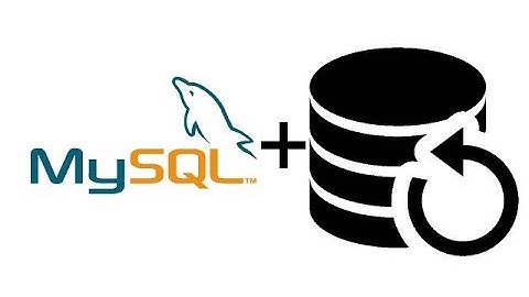 How to backup and restore mysql database