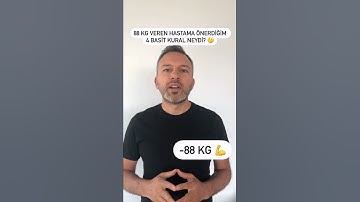 88 Kilo Veren Hastama Önerdiğim 4 Basit Kural Neydi? #shorts