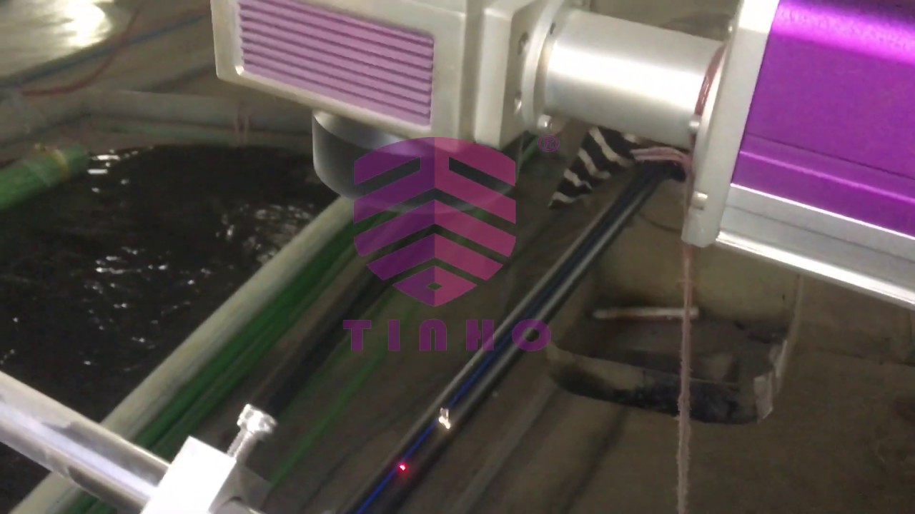 Black HDPE Pipe Laser Marking SolutionsTH30F Fly Fiber Laser Marking