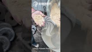 High-Efficiency Pellet Machine Testing for Lemon Powder: Professional Pellet Mill Performance