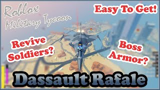 Dassault Rafale, Agile? I Show You What Is Agile! Military Tycoon Roblox