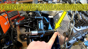 Fixing the stripped hole in the 331 cast iron block