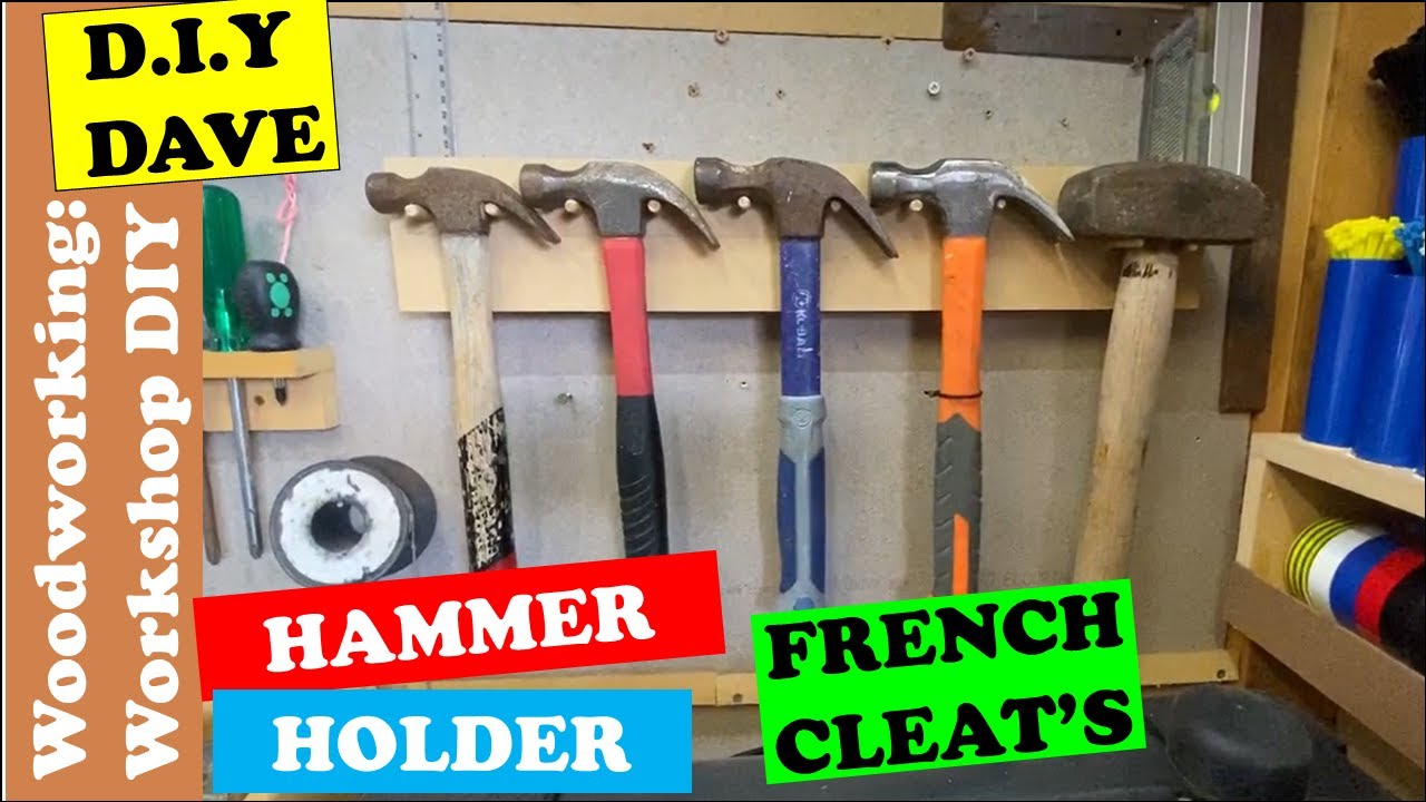 Hammer Rack Simple French Cleat System YouTube