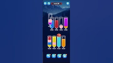 water sort colour level 29 walkthroug 😘