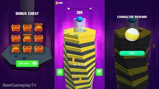 Drop Stack Ball - Fall Helix Blast Crash 3D #2(level 20-50) - Android Gameplay screenshot 3