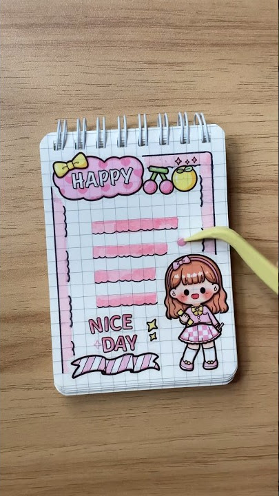 Pink Mini Journal #stiker #journal #stickers #journalsticker #shorts
