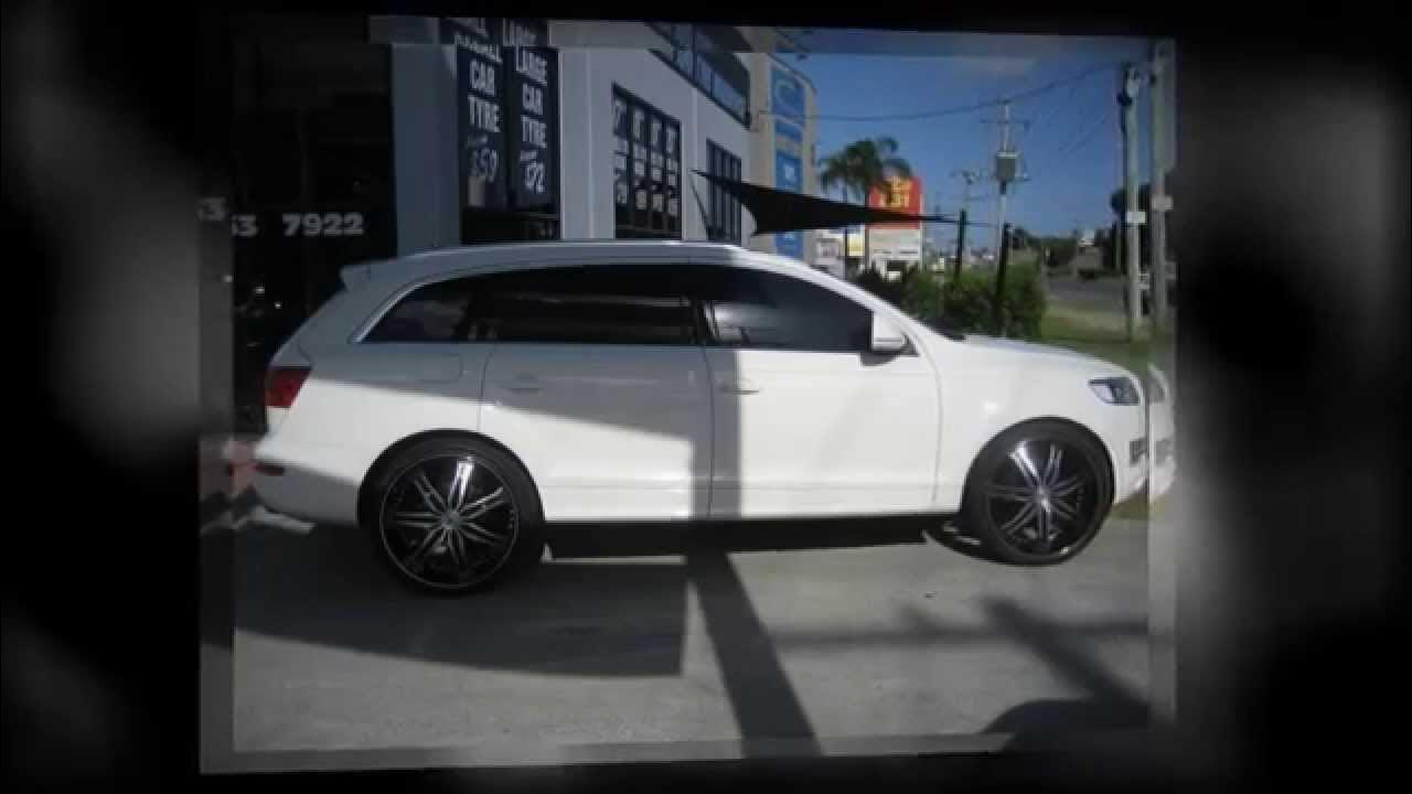 F1 Wheel & Tyre: Audi Q7 rolling 24 inch Lexani LX7 - YouTube