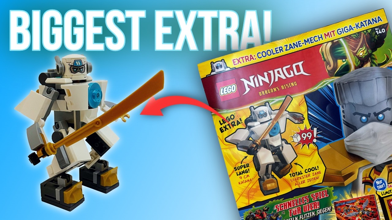 Bigger Extra = Bigger Price? - Lego Ninjago Magazine No 140 Review