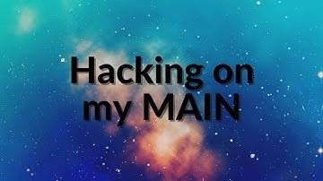 Hypixel hacking on my MAIN w/ Vape V4