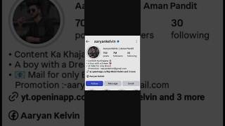 Aryan Kelvin follower and me follower😭#comedy #funny #sad #fyp