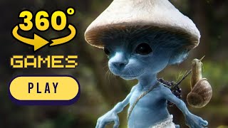 Smurf Cat | 360° Video  Hide and Seek Smurf Cat Roblox