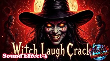 Witch Laughing Crackle sound effect | Copyright free sound effect #horror #witch
