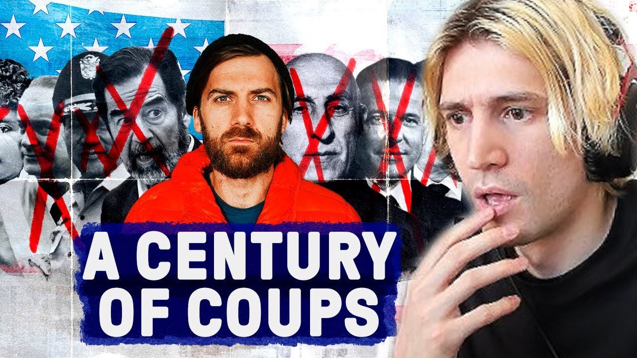 American-Backed Coups, Mapped | xQc Reacts