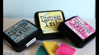 How I store my Tim Holtz Distress Ink blending pads