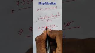 simplification, Basic simplification #maths #mathstricks #trick #shorttrick