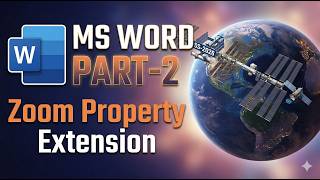 MS WORD PART-2  || Zoom  Property|| Extension || ISS-2026 || Dr. S.K. Agrawal Sir